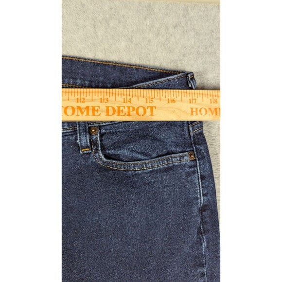 HOLLISTER Men‎ Jeans 34x28 Slim Straight Epic Flex Preppy Dark Wash Denim - Picture 6 of 10
